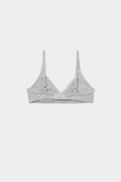 Grey Triangle Bralette, Kids Girls, , large image number 1