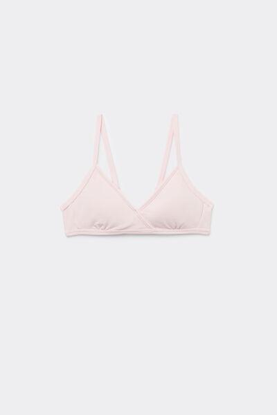 Pink Removable Padding Triangle Bralette, Kids Girls, , medium