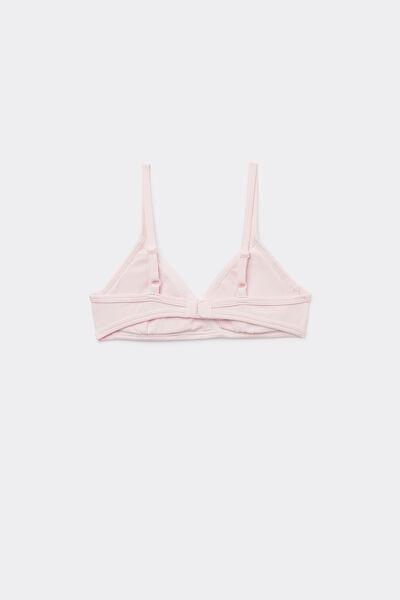 Pink Removable Padding Triangle Bralette, Kids Girls, , large image number 1
