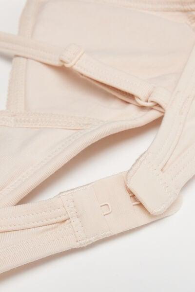 Cream Triangle Bralette, Kids Girls, 5701_694Y, large image number 1