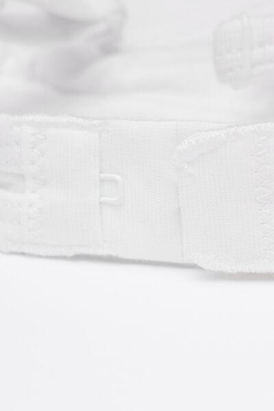 White Removable Padding Triangle Bra , Kids Girls, White, large image number 3