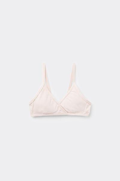 Pink Crossover Triangle Bra , Kids Girls, , large image number 0