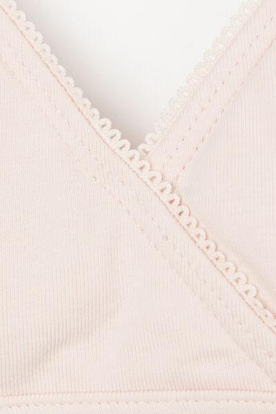 Pink Crossover Triangle Bra , Kids Girls, Love Pink, large image number 3