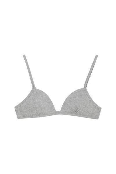 Multicolour Basic Triangle Bra Set Of 2 , Kids Girls, , large image number 2