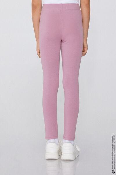 Pink Printed Leggings, Kids Girls, 5701_025Y, large image number 2