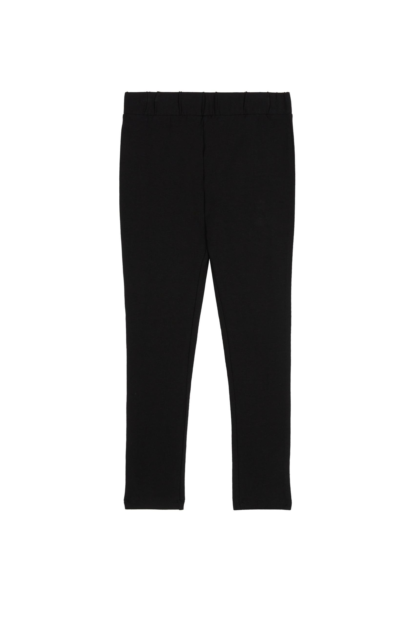 Black Stretch Leggings, Kids Girls, , large image number 8