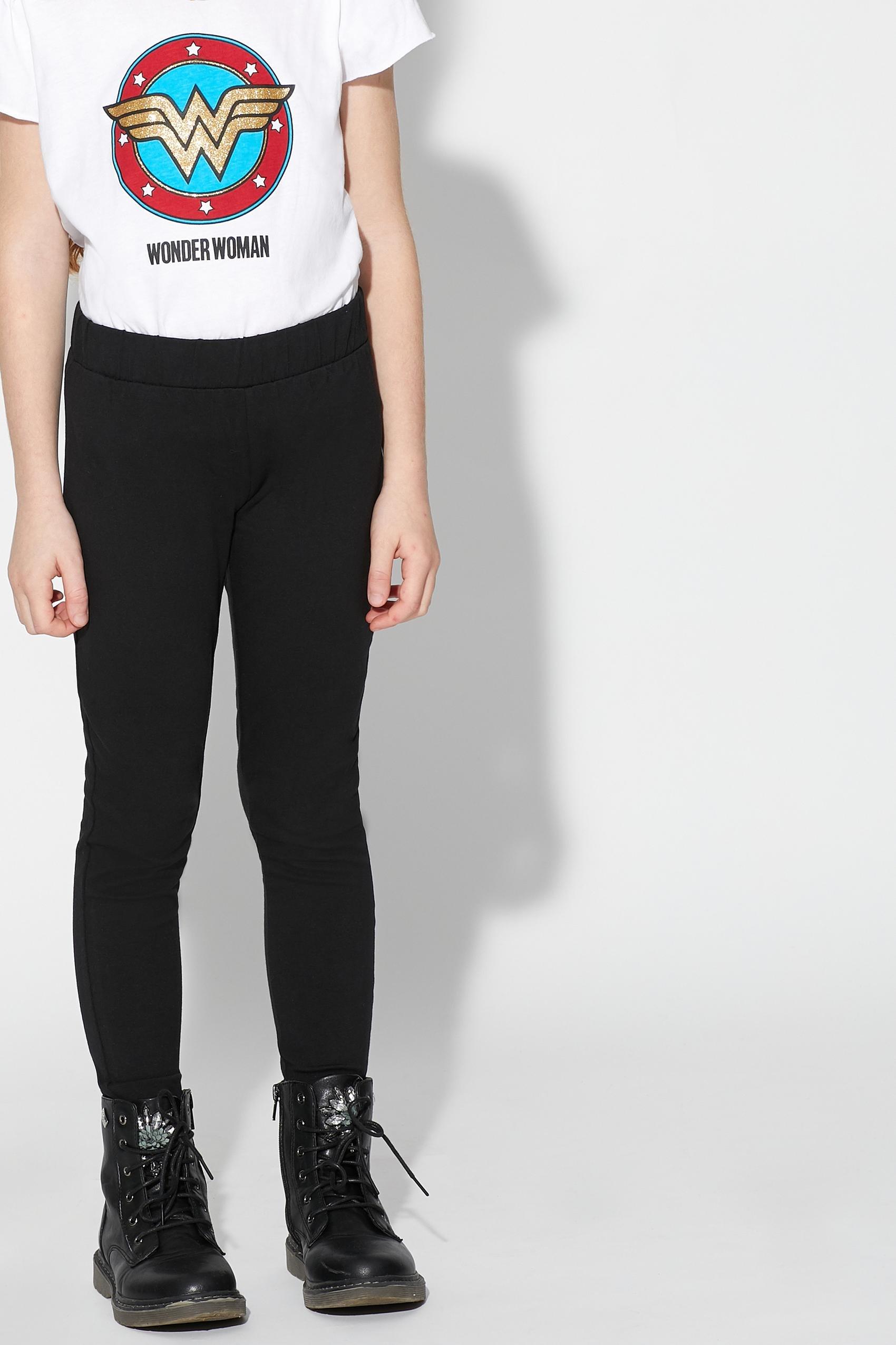 Black Stretch Leggings, Kids Girls, , large image number 13