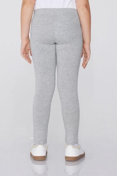 Grey Stretch Leggings, Kids Girls, , large image number 2