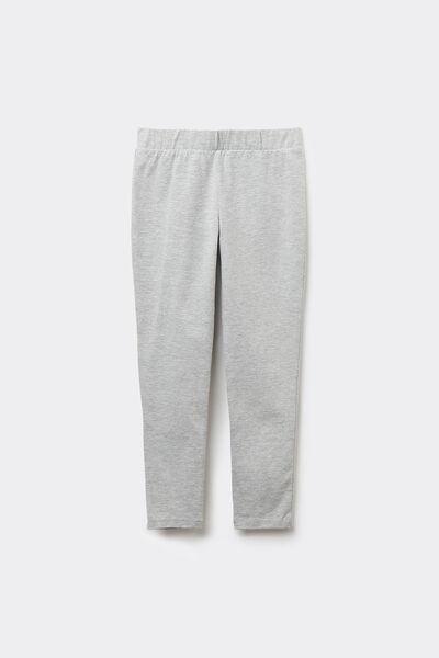 Grey Stretch Leggings, Kids Girls, , large image number 4