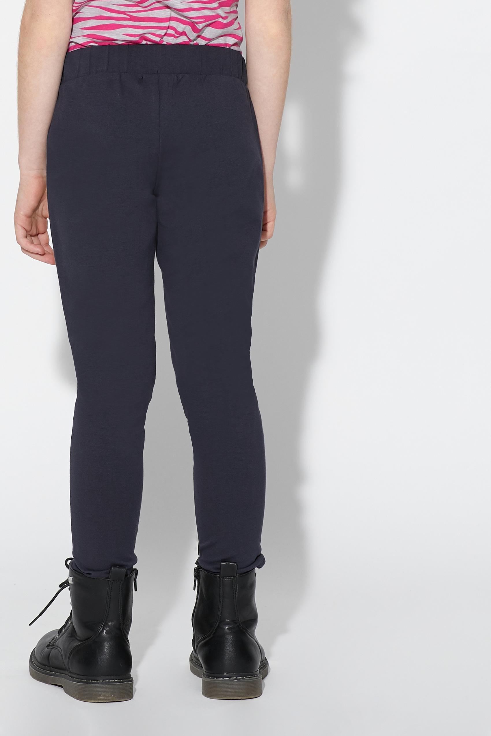 SAFFRON BLUE Stretch Cotton Leggings, , large image number 3