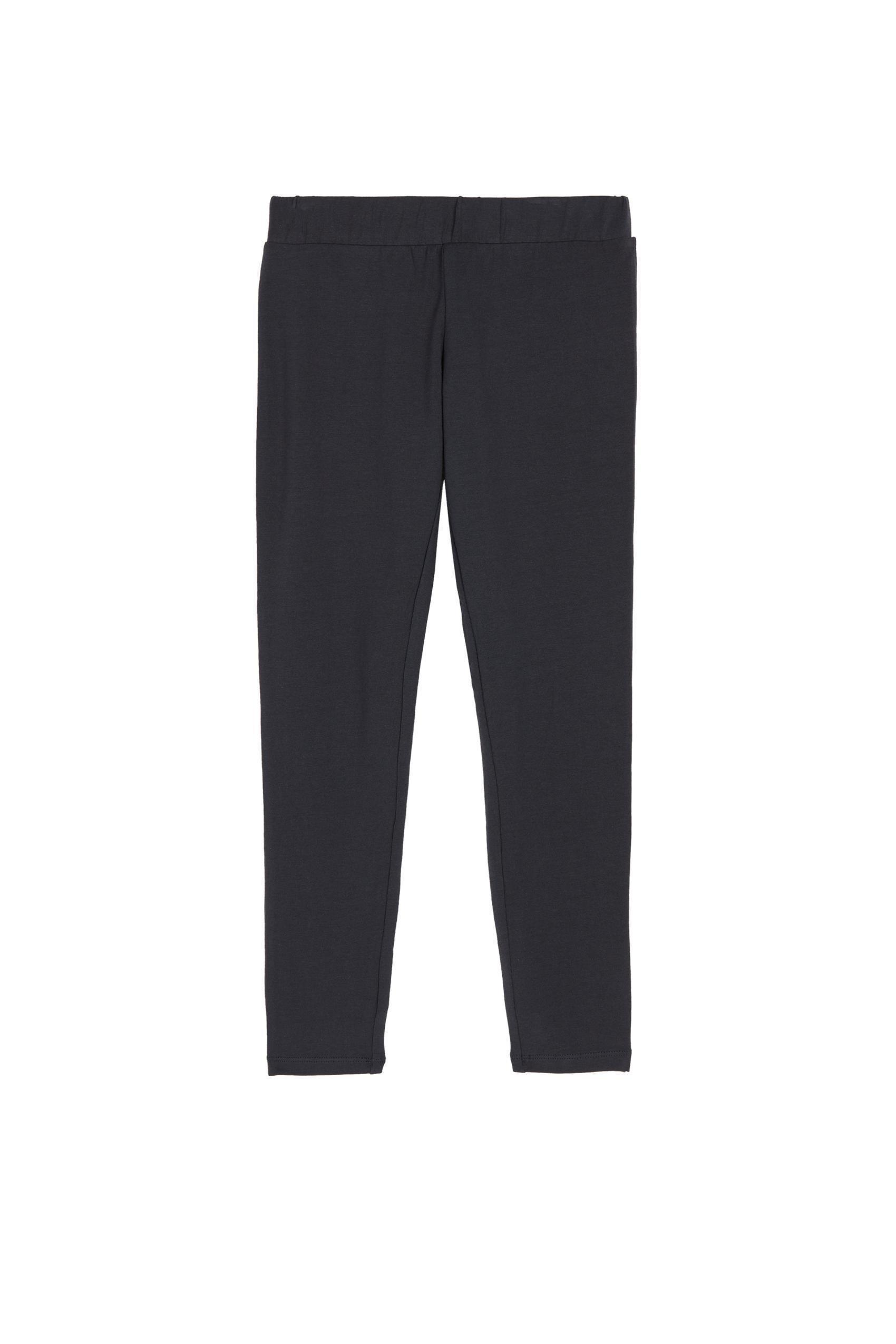 Blue Stretch Cotton Leggings, , large image number 6