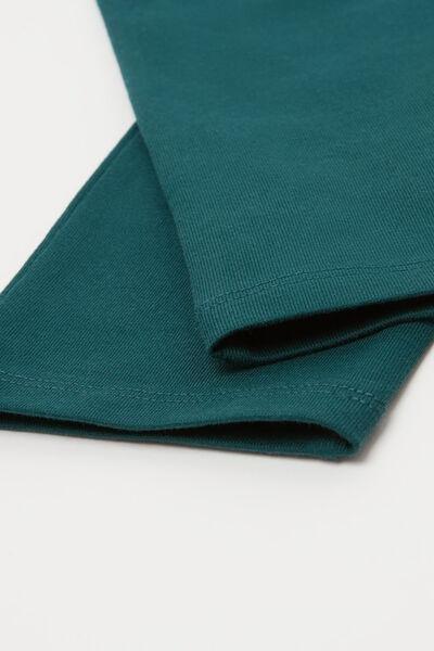 BOSCO GREEN Stretch Cotton Leggings, 5701_835Y, large image number 2