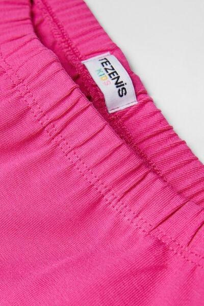 FUXIA MAGENTA Stretch Cotton Leggings, 5701_840Y, medium