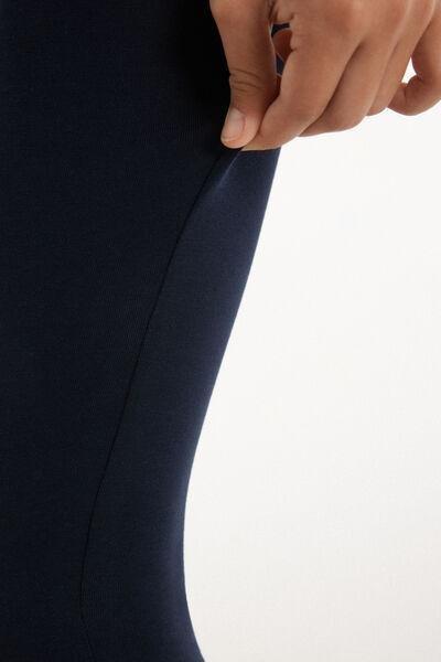Blue Capri Leggings, Kids Girls, , large image number 3