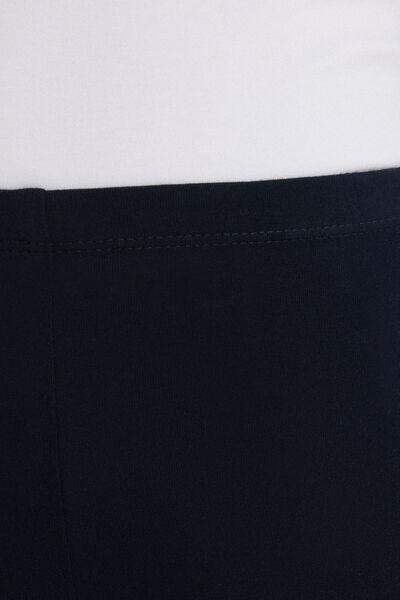 Elastic Waist Tights, Kids Girls , Black, , large image number 3