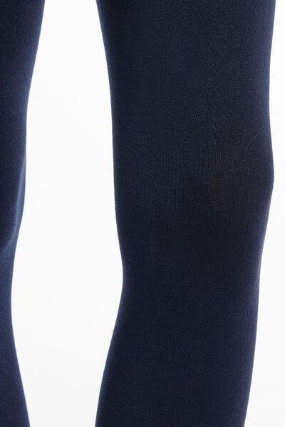 50 Denier Opaque Tights, Kids Girls, Navy, , large image number 1