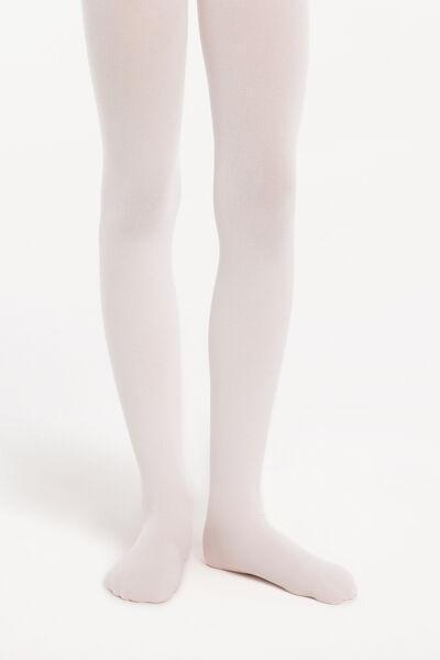 Pink 50 Denier Opaque Tights, Kids Girls, , large image number 0