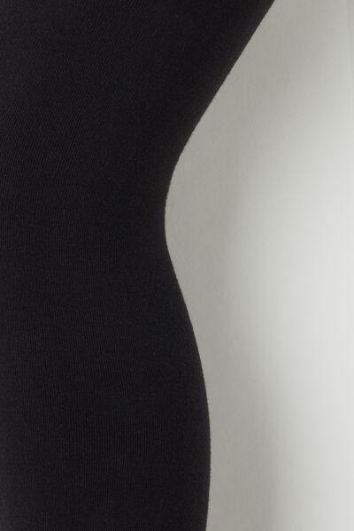 Basic Tights, Kids Girls, Black, Black, large image number 3