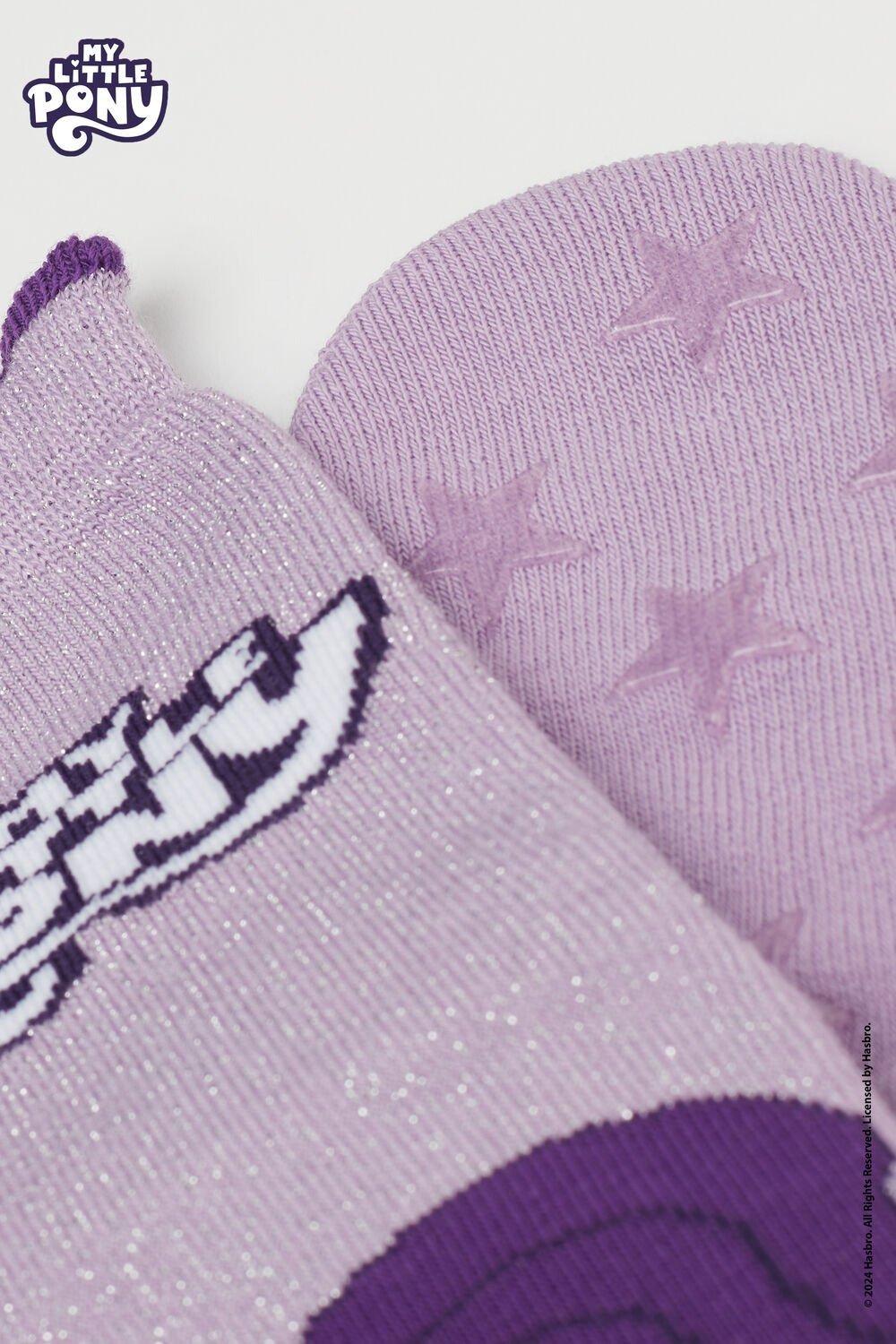 Grey Looney Tunes Anti-Slip Short Socks, Kids Girls, , large image number 1