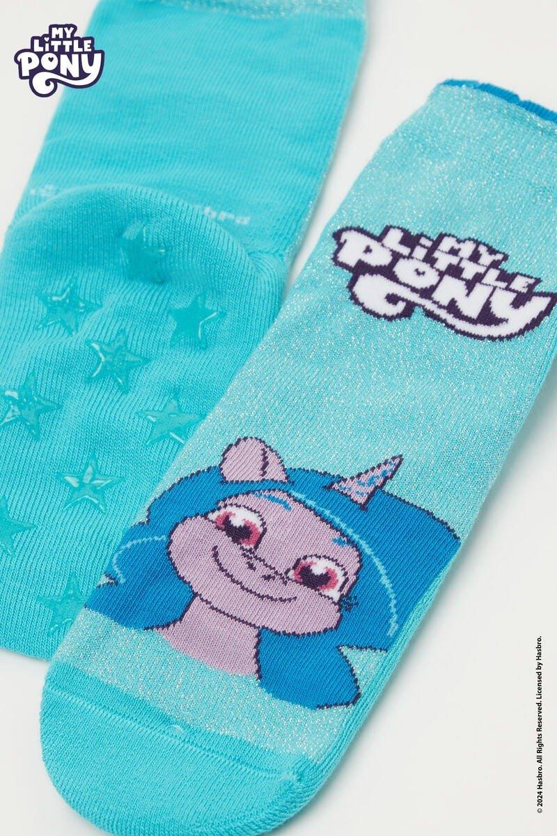 Blue My Little Pony Short Socks, Kids Girls, 5701_051Y, medium