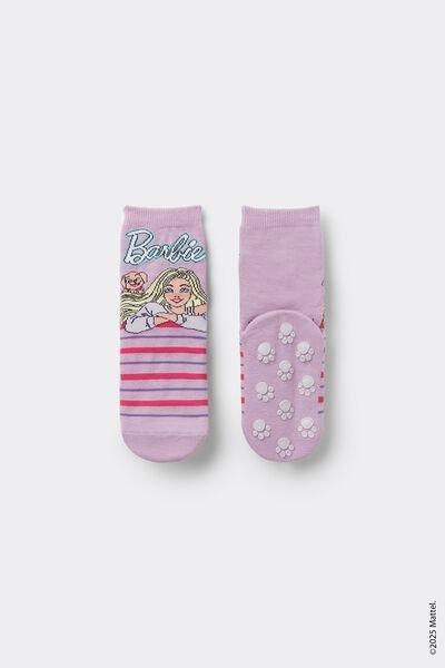Pink Non-Slip Socks, Kids Girls, , large image number 0