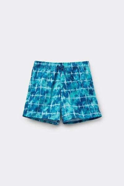 Multicolour Printed Swimming Shorts, Kids Boys, , large image number 0
