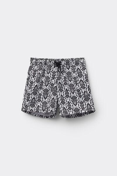 Multicolour Printed Swimming Shorts, Kids Boys, , large image number 0