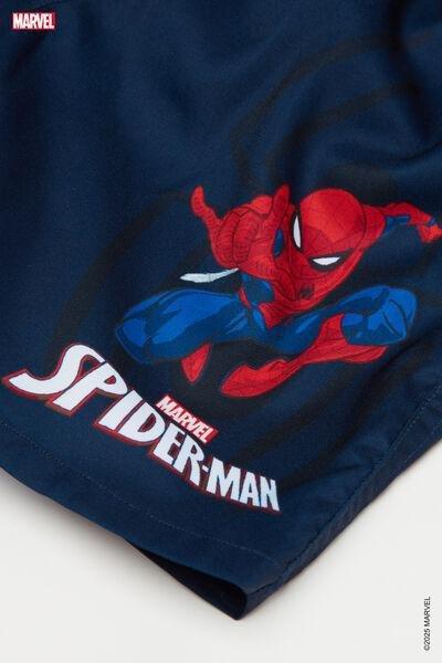 Navy Canvas Swimming Shorts, Kids Boys, 5701_588Y, large image number 1