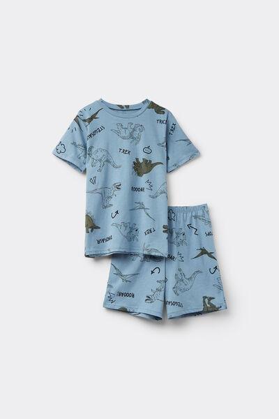 Multicolour Printed Pyjama Set, Kids Boys, , large image number 0