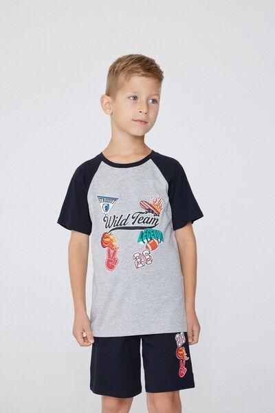 Multicolour Pyjama Set, Kids Boys, , large image number 1
