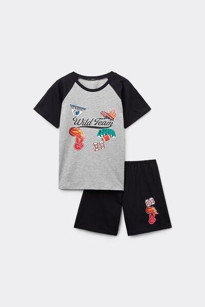 Multicolour Pyjama Set, Kids Boys, , large image number 4