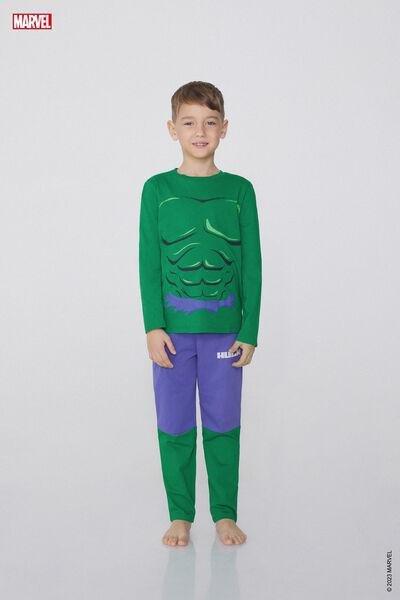 Multicolour Printed Pyjama Set, Kids Boys, , large image number 0