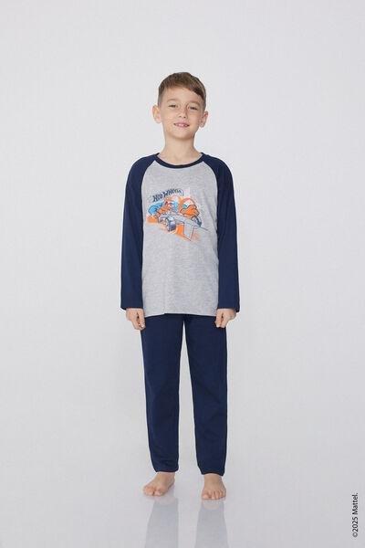 Multicolour Printed Pyjama Set, Kids Boys, , large image number 0