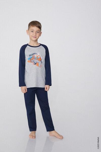 Multicolour Printed Pyjama Set, Kids Boys, 5701_364Y, medium