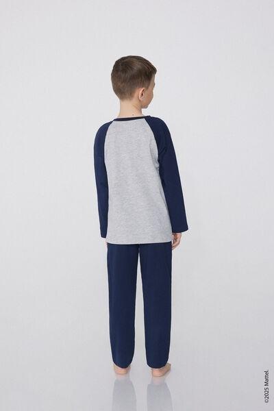 Multicolour Printed Pyjama Set, Kids Boys, 5701_364Y, medium