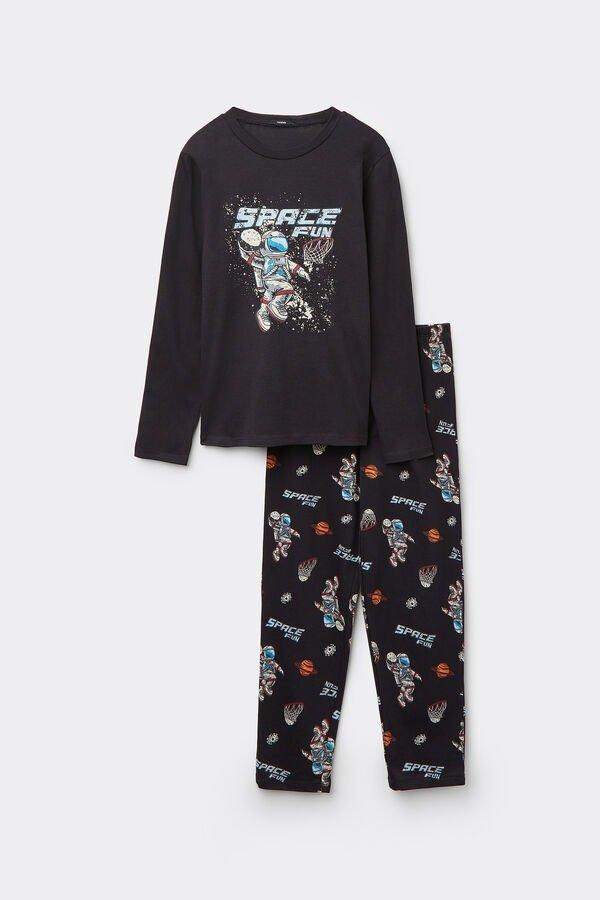 Multicolour Car Print Pyjamas Set, Kids Boys, , large image number 2