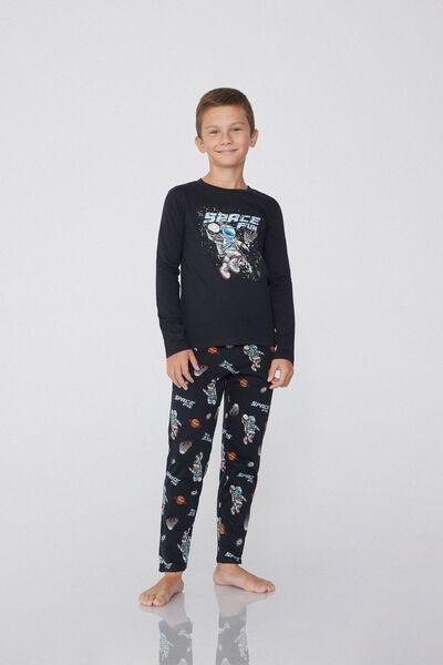 Multicolour Car Print Pyjamas Set, Kids Boys, , large image number 3