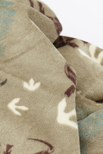 Green Dinosaur Print Fleece Pyjama Set, Kids Boys, 5701_029Z, large image number 1