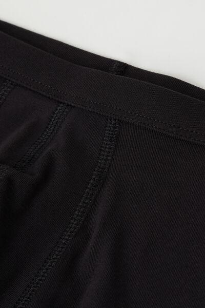 Black Basic Boxers, Kids Boys, Black, large image number 1