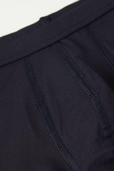 Blue Basic Boxers, Kids Boys, Deep Blue, large image number 2