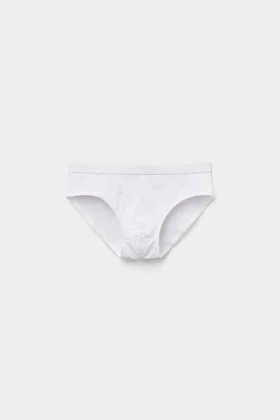 White Basic Briefs, Kids Boys, , large image number 0