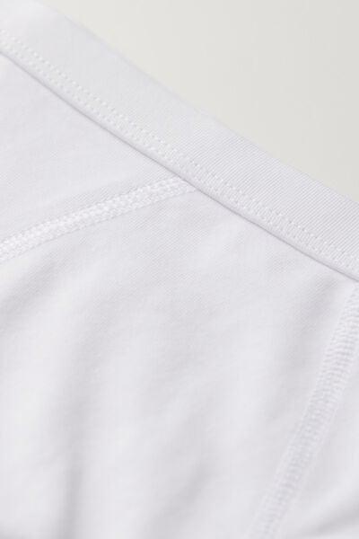 White Basic Briefs, Kids Boys, White, large image number 1