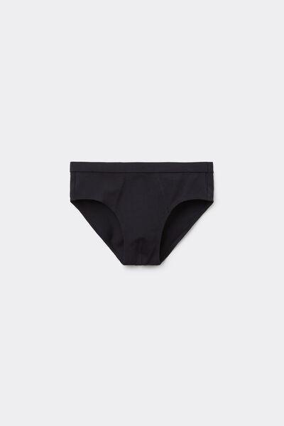 Blue Basic Briefs, Kids Boys, , large image number 0