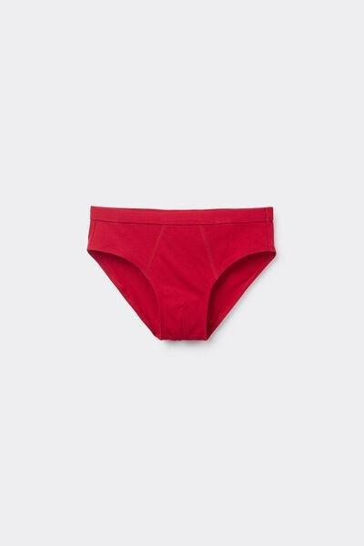 Red Basic Briefs, Kids Boys, , large image number 0