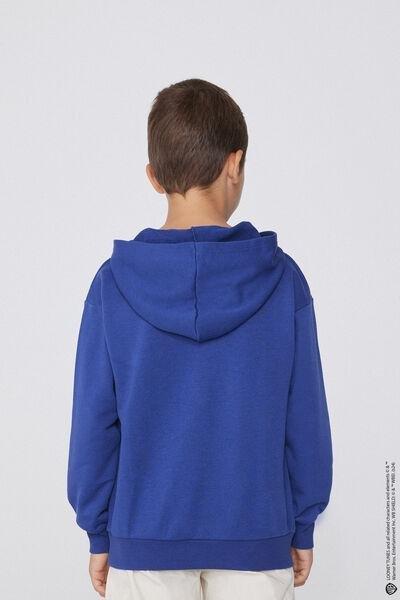 Blue Looney Tunes Novelty Hoodie, Kids Boys, 5701_027Y, large image number 4