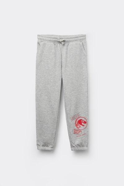 Grey Jurassic World Printed Joggers, Kids Boys, 5701_857Y, large image number 3
