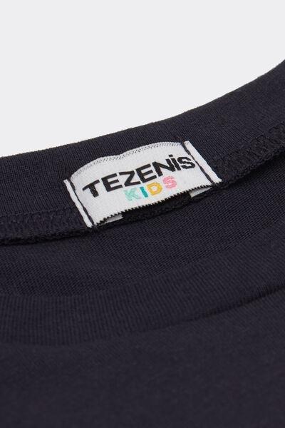 Navy Printed Co-Ord Set, Kids Boys, 5701_633Y, large image number 1