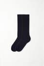 Tezenis - Navy Ribbed Cotton Socks, Kids Boys