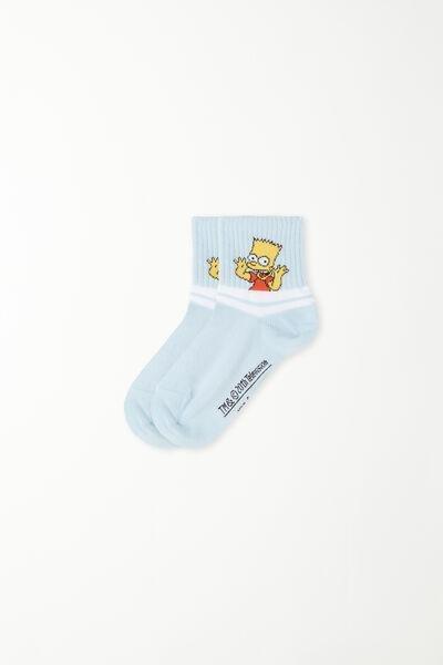 Tezenis - Blue Short Socks Printed, Kids Boys