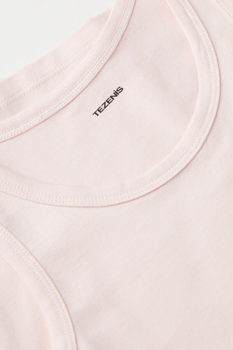 Pink Wide Shoulder Straps Camisole, Kids Boys, Love Pink, large image number 1